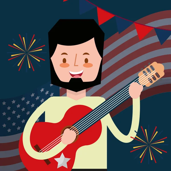 Amerikan Bağımsızlık günü insanlar