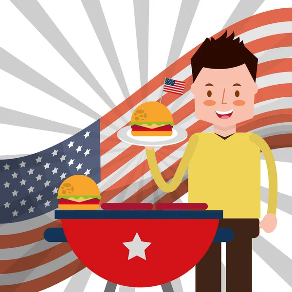 Amerikan Bağımsızlık günü insanlar