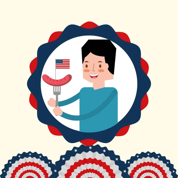 Amerikan Bağımsızlık günü insanlar