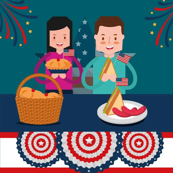 gıda Amerikan Bağımsızlık günü