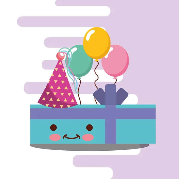 Tarjeta de cumpleaños feliz — Vector de stock