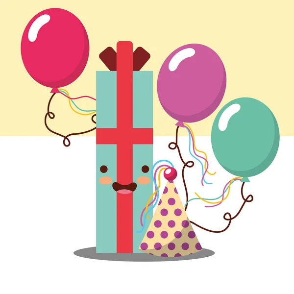 Tarjeta de cumpleaños feliz — Vector de stock