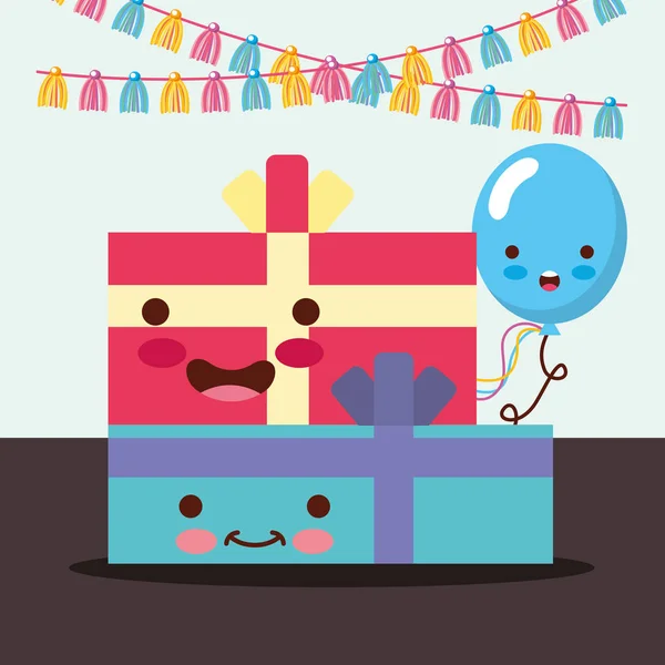 Tarjeta de cumpleaños feliz — Vector de stock