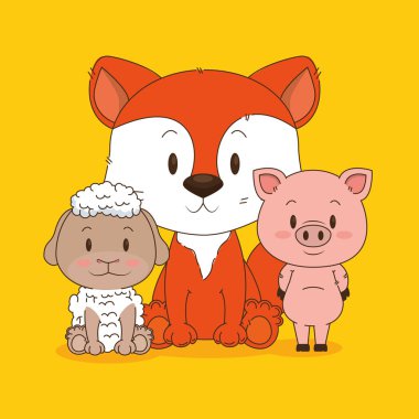 küçük ve sevimli hayvanlar grubu