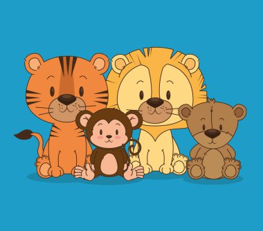 küçük ve sevimli hayvanlar grubu