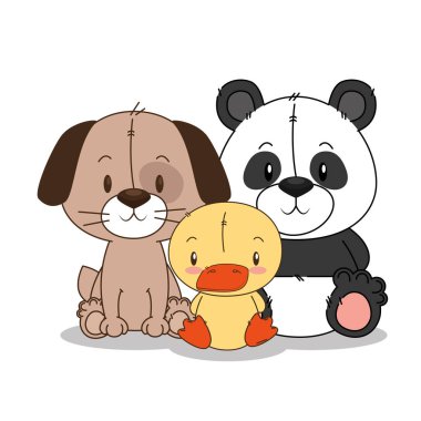 küçük ve sevimli hayvanlar grubu