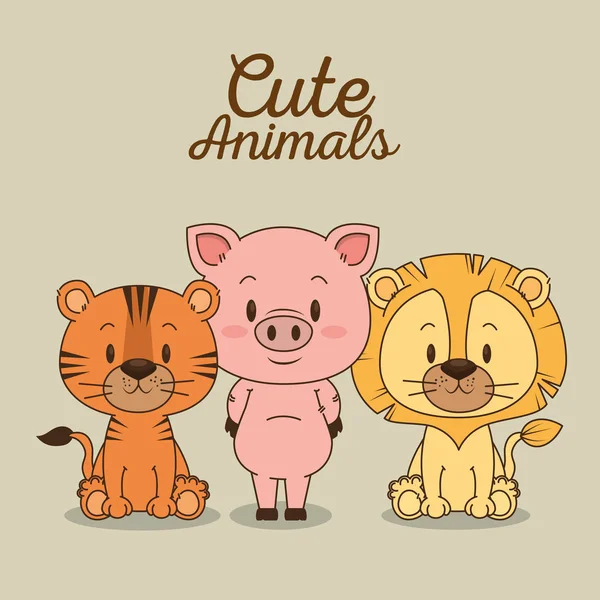 küçük ve sevimli hayvanlar grubu