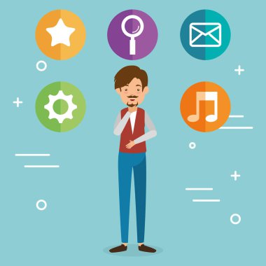 Sosyal medya pazarlama adamla avatar