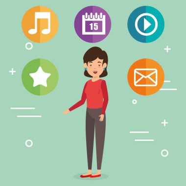 Avatar kadın sosyal medya pazarlama ile