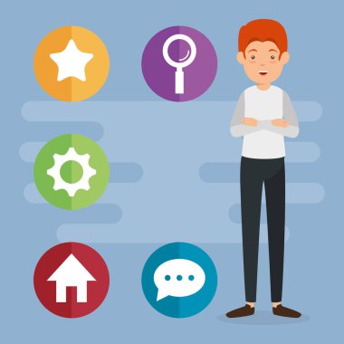 Sosyal medya pazarlama adamla avatar