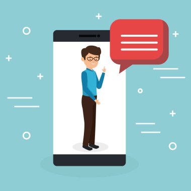 Sosyal medya pazarlama adamla avatar