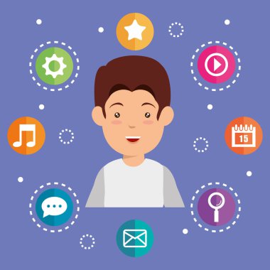 Sosyal medya pazarlama adamla avatar