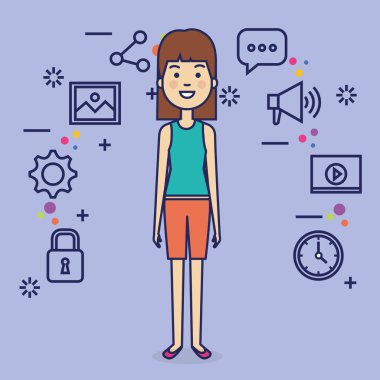 Avatar kadın sosyal medya pazarlama ile