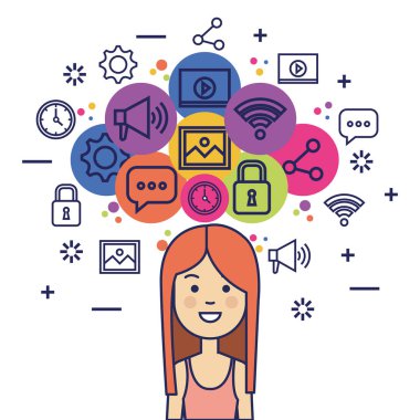 Avatar kadın sosyal medya pazarlama ile