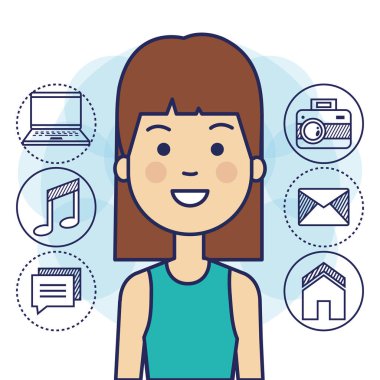 Avatar kadın sosyal medya pazarlama ile