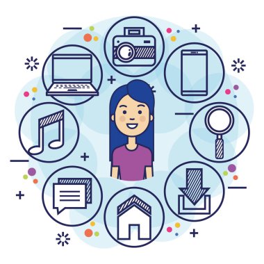 Avatar kadın sosyal medya pazarlama ile