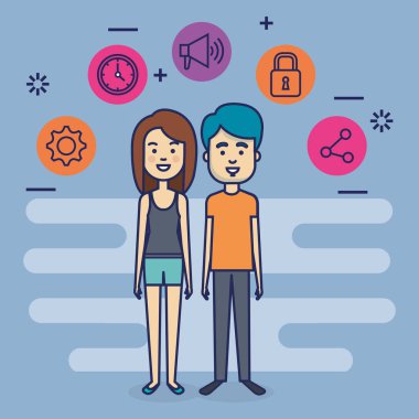 Sosyal medya pazarlama ile çift avatarlar