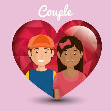 aşık çift kalp avatarları karakter