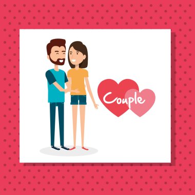 aşık çift kupa desenli