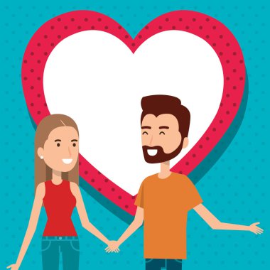 aşık çift kupa desenli