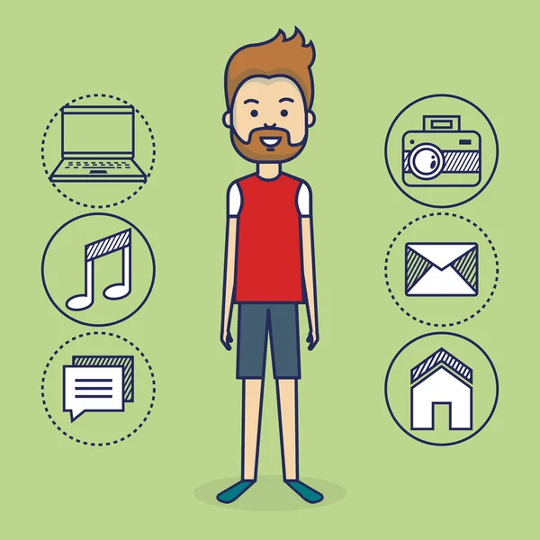 Sosyal medya pazarlama adamla avatar