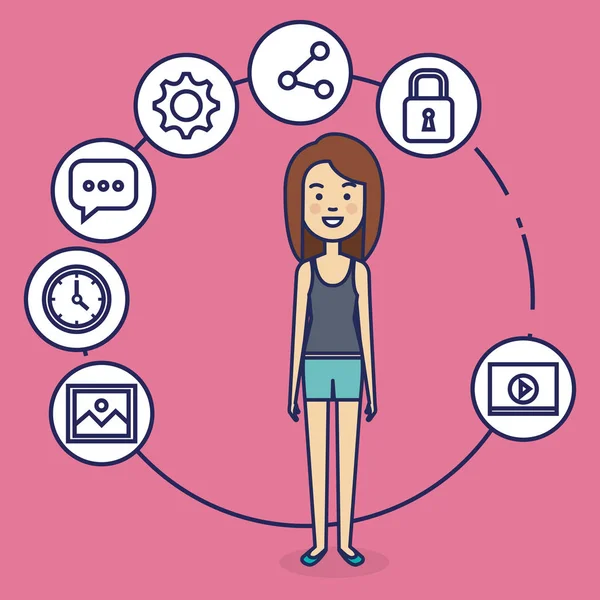 Avatar kadın sosyal medya pazarlama ile