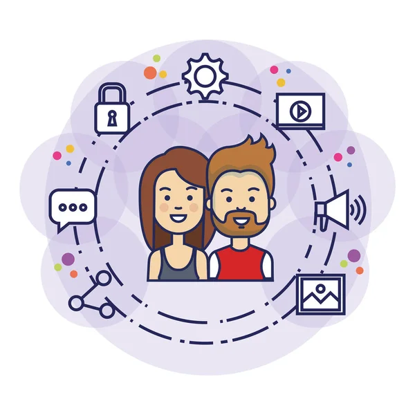 Sosyal medya pazarlama ile çift avatarlar