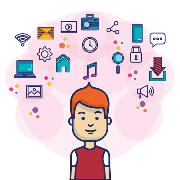 Sosyal medya pazarlama adamla avatar