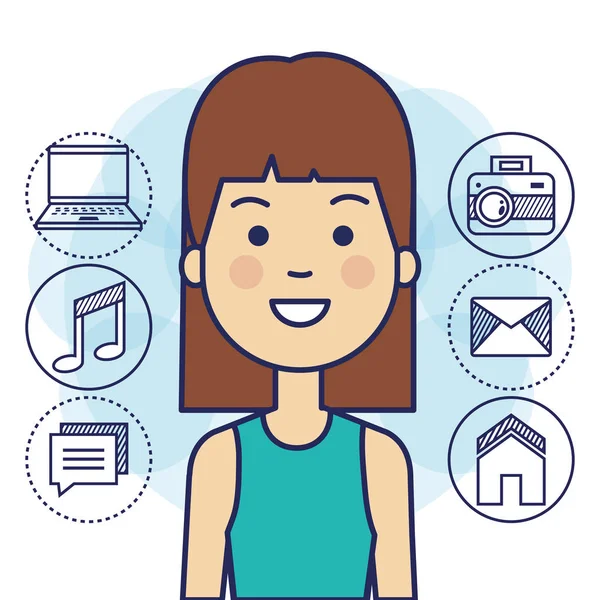 Avatar kadın sosyal medya pazarlama ile