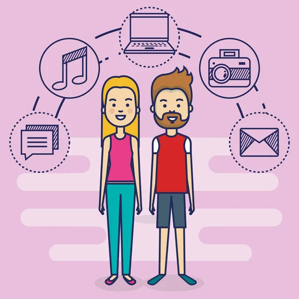 Sosyal medya pazarlama ile çift avatarlar