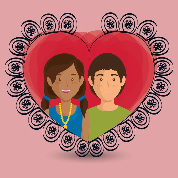 aşık çift kalp avatarları karakter