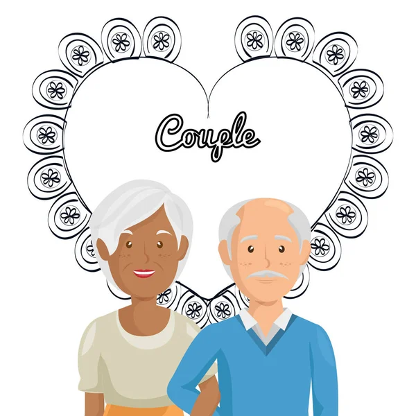 dedesi çift avatarlar karakter ile kalp