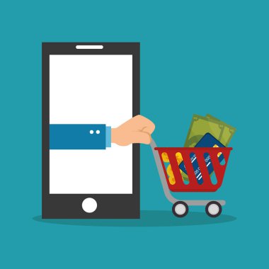 alışveriş sepeti ile elektronik ticaret kutsal kişilerin resmi