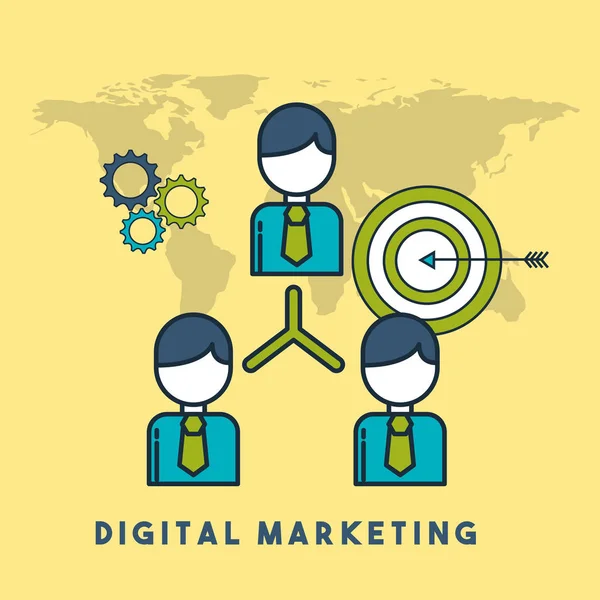 organization chart business target digital marketing