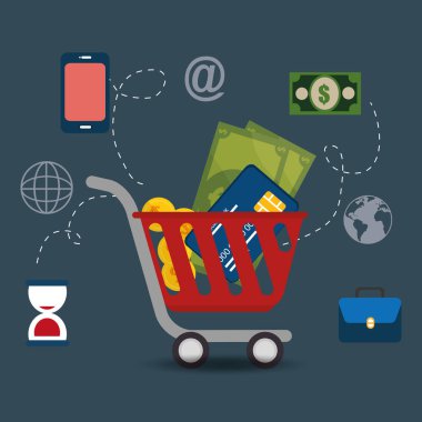 alışveriş sepeti ile elektronik ticaret kutsal kişilerin resmi