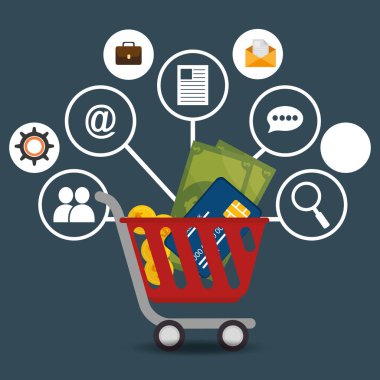alışveriş sepeti ile elektronik ticaret kutsal kişilerin resmi