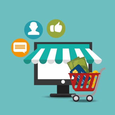 bilgisayarı ile elektronik ticaret kutsal kişilerin resmi izlemek