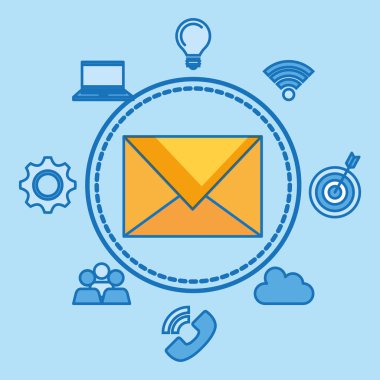 Sosyal medya pazarlama simgeleri