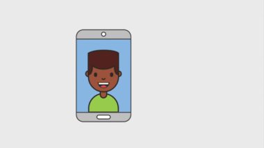 adam akıllı telefon video net iş paylaşımı