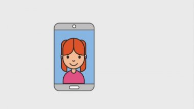 kadında smartphone dünya net çalışma
