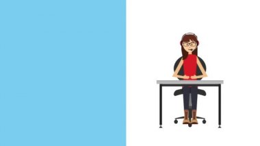 müşteri hizmet animasyon hd