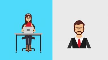 müşteri hizmet animasyon hd