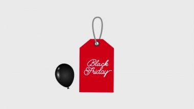 Kırmızı etiketi Satılık siyah Cuma koyu parlak balonlar siyah Cuma animasyon hd