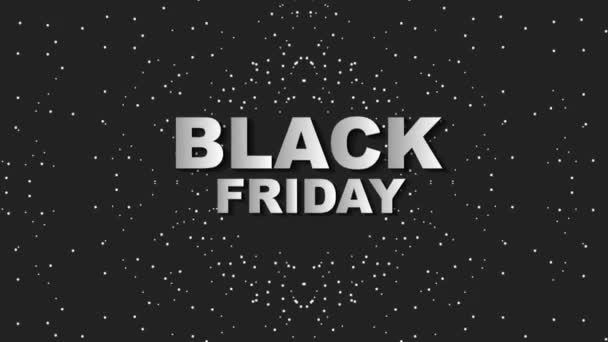 Rouge chute ballons noir vendredi sombre fond pointillé noir vendredi animation hd — Video