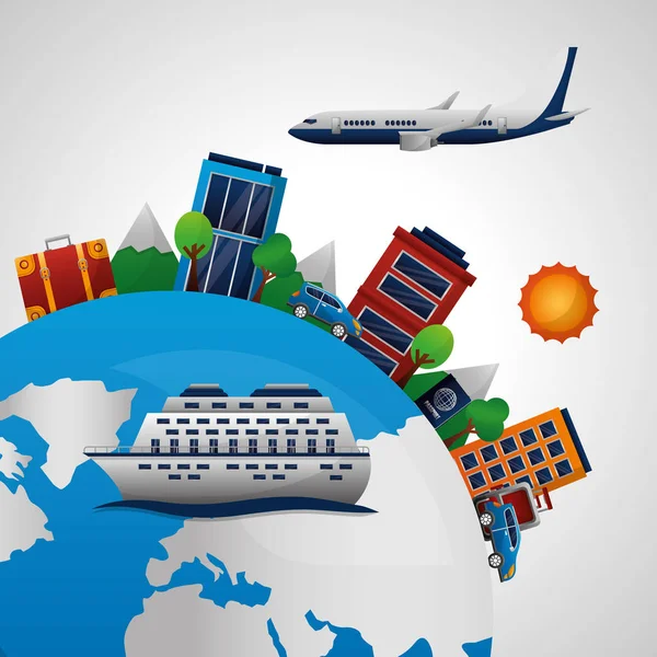 Dünyayı dolaşmak.