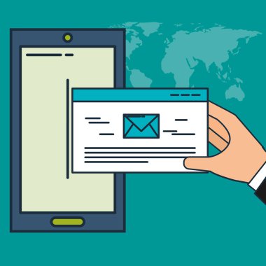 akıllı telefon e-posta iletişim dijital pazarlama