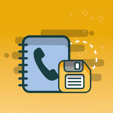 telefon rehberi ve disket sırt yazıhane