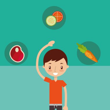 Erkek ve kız sağlıklı iyi alışkanlıklar