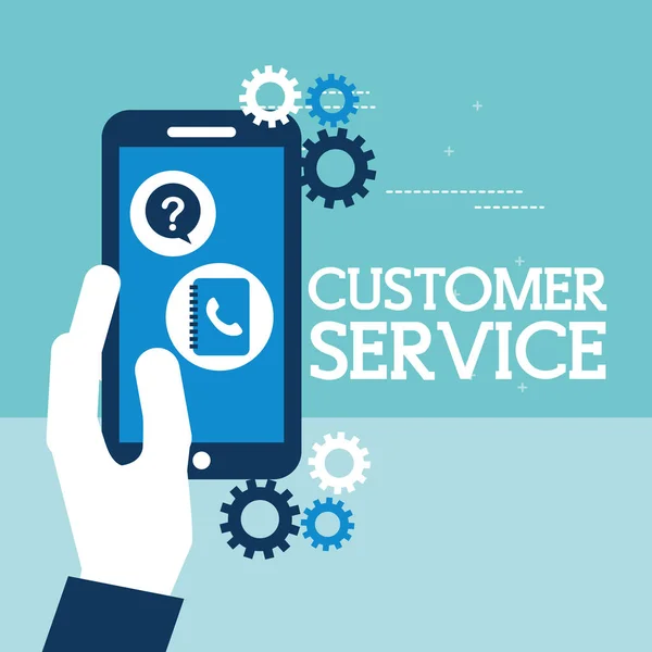 People customer service — Stock Vector
