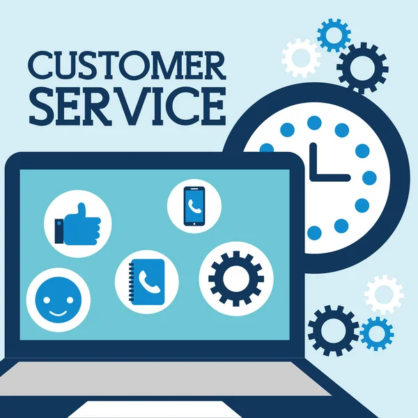 People customer service — Stock Vector